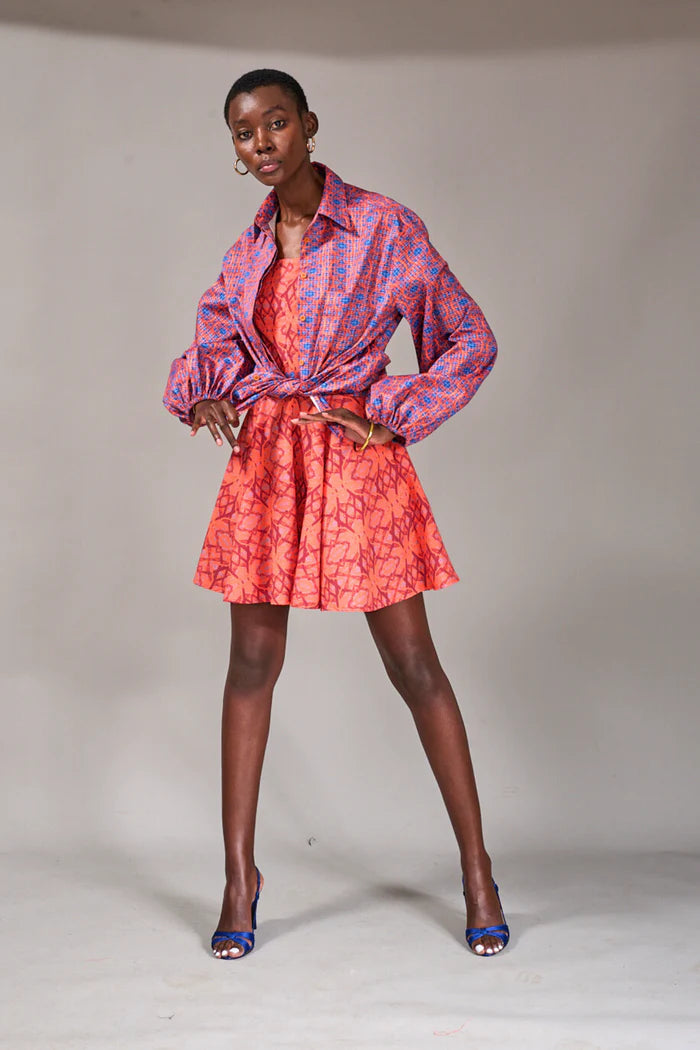 Kahindo Stellenbosch Button Down with shoulder design