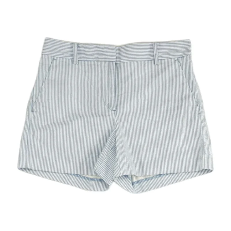 Blue Striped Shorts