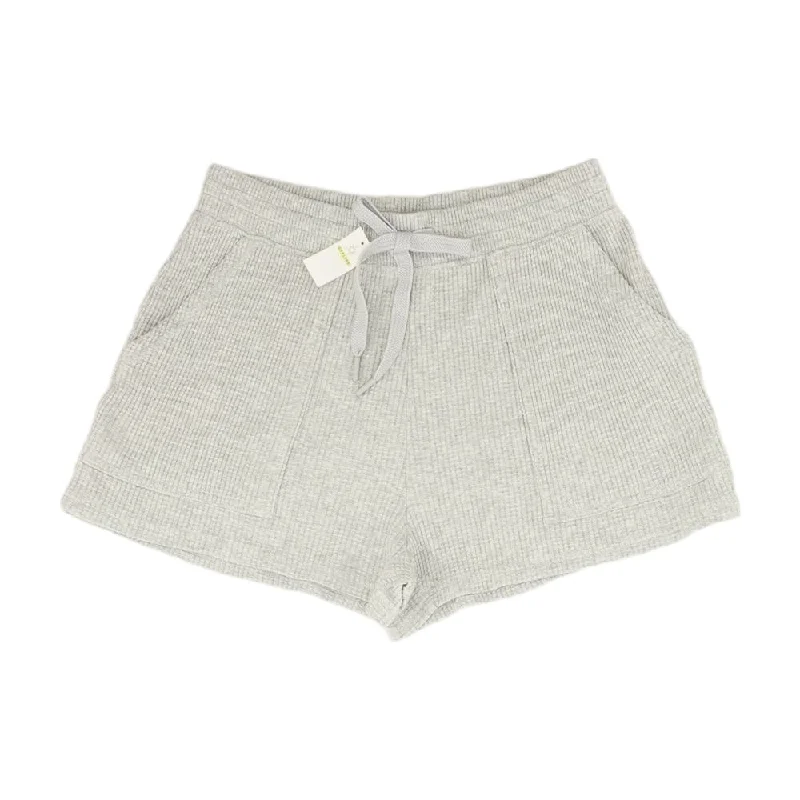 Gray Solid Active Shorts