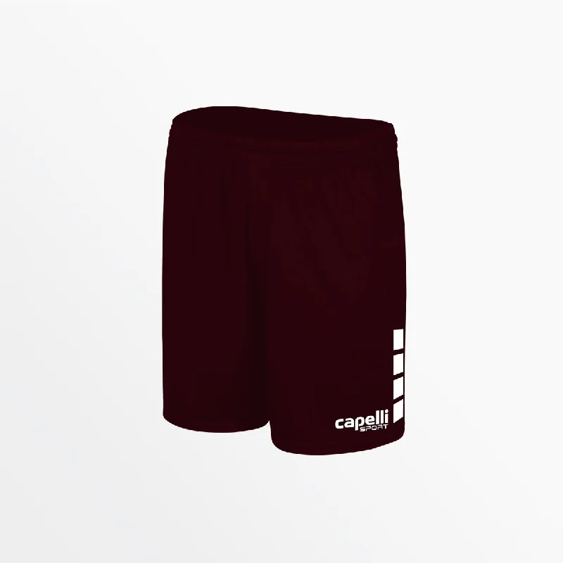 WOMEN'S TEAM MATCH SHORTS WITH 5" INSEAM AND 4-CUBES