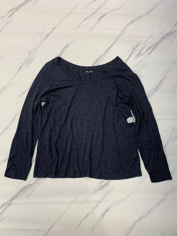 Top Long Sleeve By Eileen Fisher In Black, Size: Xl